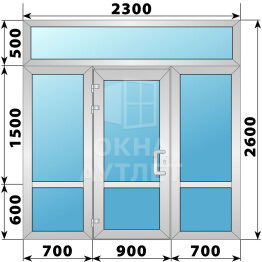Холодная алюминиевая входная группа 2300×2600 ОА-65086