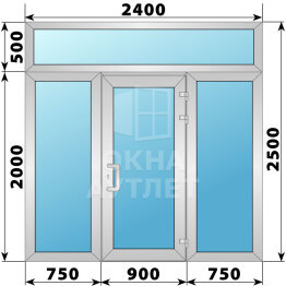 Холодная алюминиевая входная группа 2400×2500 ОА-65197