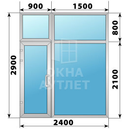 Холодная алюминиевая входная группа 2400×2900 ОА-64945