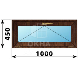 Откидное окно из дуба 1000×450 ОА-44967