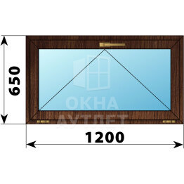 Откидное окно из дуба 1200×650 ОА-49520