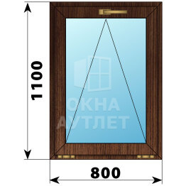 Откидное окно из дуба 800×1100 ОА-49607