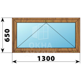 Откидное окно из лиственницы 1300×650 ОА-49202