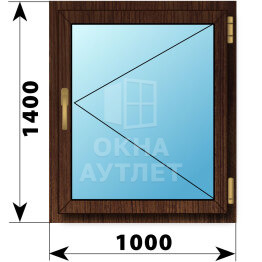 Поворотное окно из дуба 1000×1400 ОА-49946